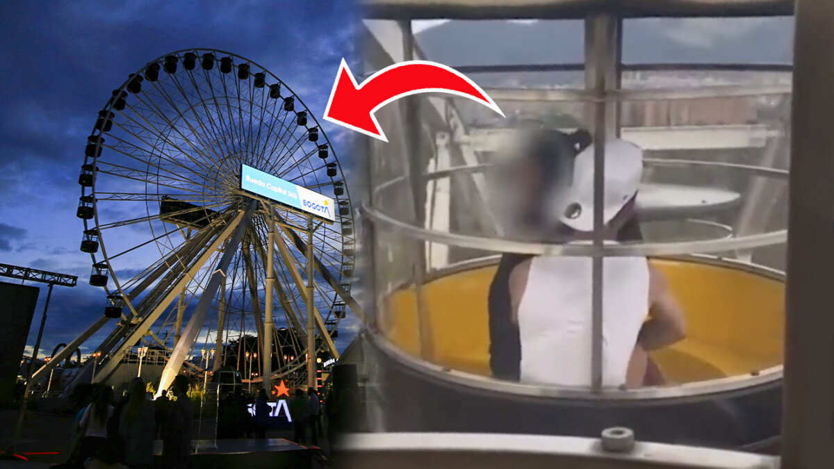 ¿Diversión extrema? Pillan a pareja teniendo relaciones en parque de diversiones En video quedó captado el momento en que una pareja sostiene relaciones íntimas en una atracción de un parque de diversiones de Bogotá.