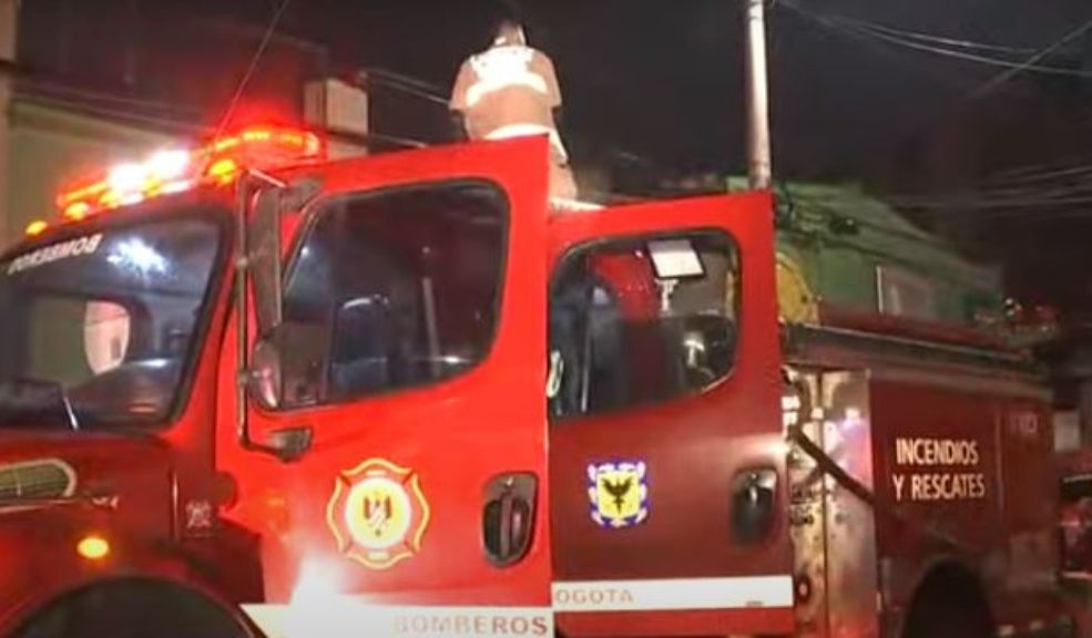 Voraz incendio en una vivienda de Engativá
