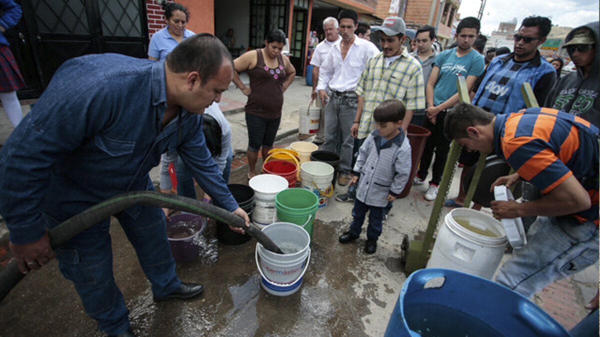 Prepare los baldes para los cortes de agua del miércoles