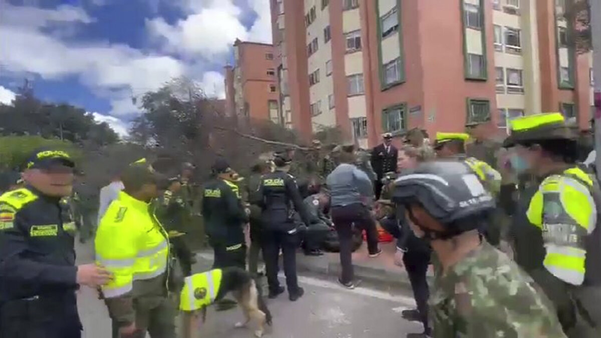 Un árbol le cayó encima a unos policías durante el desfile del 20 de julio Durante los desfiles realizados este jueves en la Avenida Boyacá para conmemorar el grito de independencia, se presentó un accidente en el que dos auxiliares de Policía resultaron heridos luego de que un árbol les cayera encima.