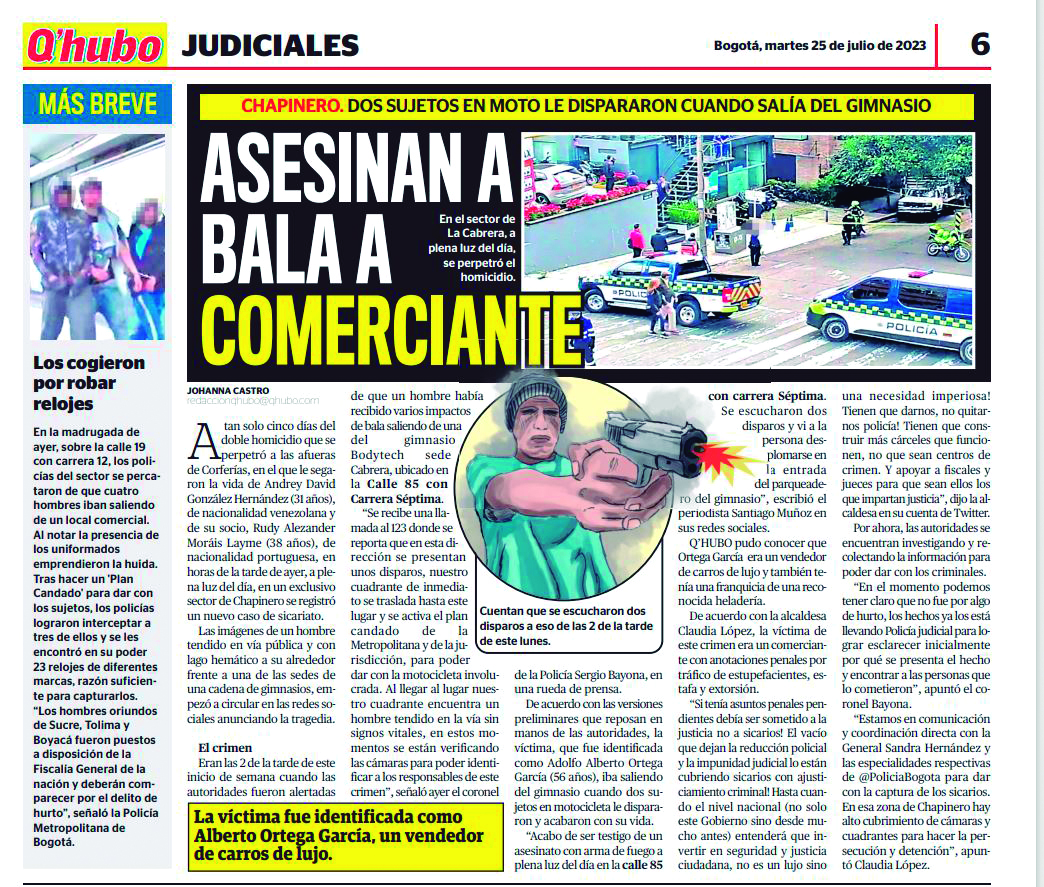¿La inseguridad le esta ganando el pulso a Bogotá? 6 ¿La inseguridad le esta ganando el pulso a Bogotá? La percepción de inseguridad en Bogotá crece a diario entre las millones de personas que habitan la capital, y que a diario sienten que enfrentarse a su cotidianidad puede resultar peligroso, pues los índices de criminalidad aumentan a la par con la paranoia generalizada que se respira en la mayoría de las 20 localidades de la ciudad.
