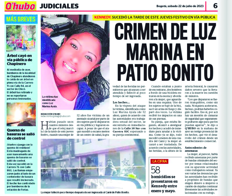 ¿La inseguridad le esta ganando el pulso a Bogotá? 5 ¿La inseguridad le esta ganando el pulso a Bogotá? La percepción de inseguridad en Bogotá crece a diario entre las millones de personas que habitan la capital, y que a diario sienten que enfrentarse a su cotidianidad puede resultar peligroso, pues los índices de criminalidad aumentan a la par con la paranoia generalizada que se respira en la mayoría de las 20 localidades de la ciudad.