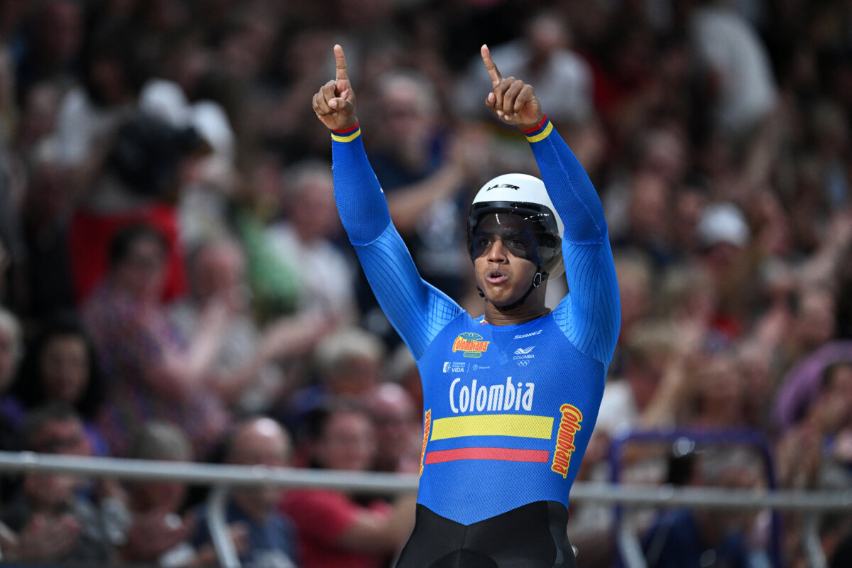 ¡Qué orgullo! El colombiano Kevin Quintero se coronó campeón mundial de ciclismo en pista