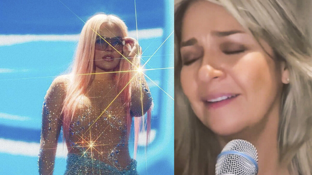 EN VIDEO: ¡A grito herido! Vicky Dávila se lució cantando ‘Amargura’ de Karol G Vicky Dávila sorprendió tras aparecer cantando una canción de Karol G.