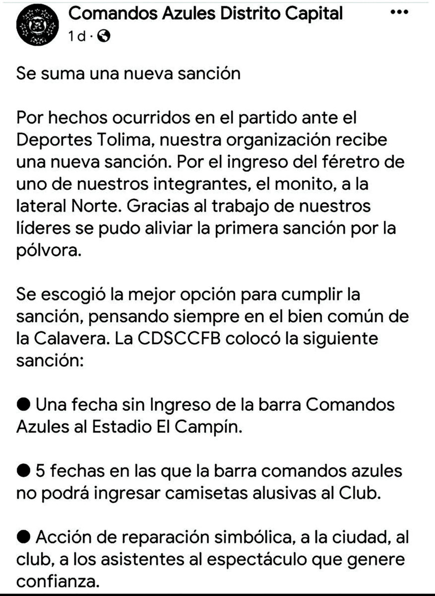 El 'Mono', el hincha de Millonarios que entraron muerto a El Campín 1 El 'Mono', el hincha de Millonarios que entraron muerto a El Campín Q'HUBO habló en exclusiva con la barra Comandos Azules, que nos explicó las razones que los motivó a llevar un ataúd con el cadáver de 'El Mono' al estadio El Campín.
