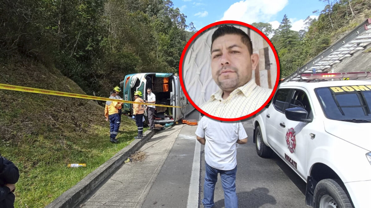 Este es el conductor que falleció en la vía Bogotá- Villeta 8 Este es el conductor que falleció en la vía Bogotá- Villeta Este es el conductor que falleció la mañana este martes, tras salir expulsado por el panorámico del bus que conducía en la vía Bogotá- Villeta.