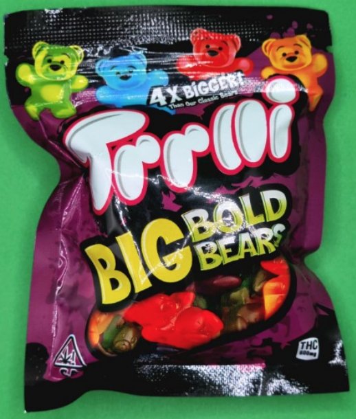 Papás, a cuidar a sus hijos de las gomitas con marihuana El Instituto Nacional de Vigilancia de Medicamentos y alimentos Invima emitió una alerta sobre las gomas de gelatina “Trrlli Big Bold Bears” donde tendrían componentes de cannabis no autorizados.