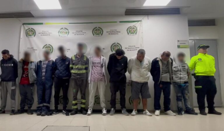 Cayeron 32 delincuentes dedicados a la venta de estupefacientes al sur de Bogotá