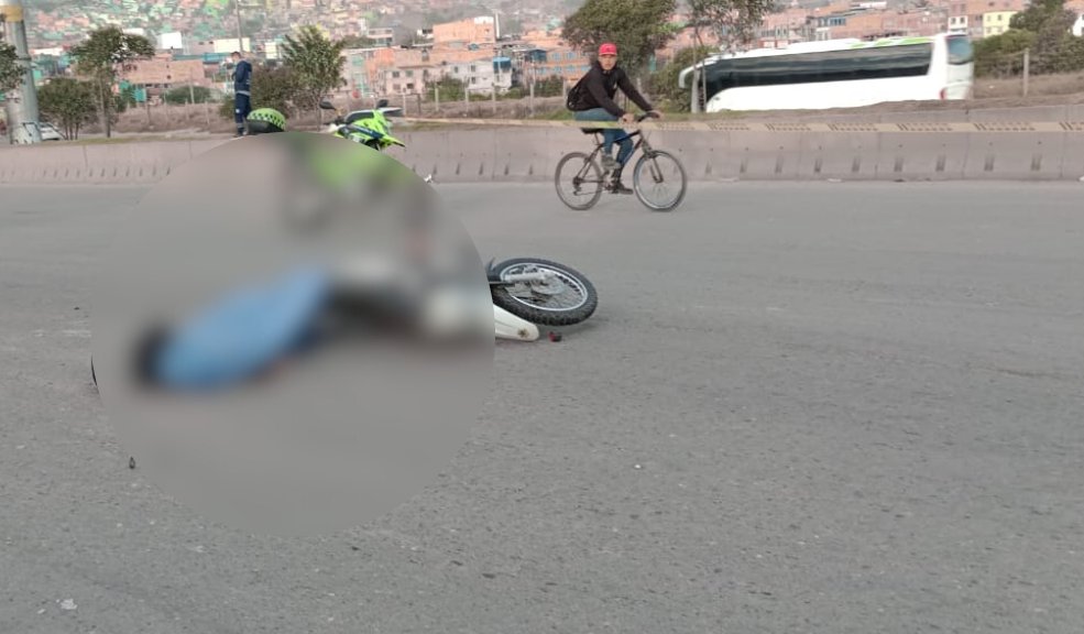 Fatal accidente de tránsito colapsa la movilidad en Tunjuelito