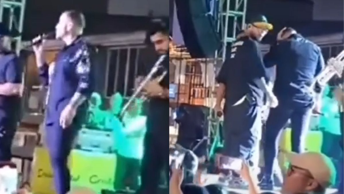 Impactante momento en el que golpean a Jessi Uribe en pleno concierto 3 Impactante momento en el que golpean a Jessi Uribe en pleno concierto En video quedó registrado el momento en el que golpean a Jessi Uribe en medio de un concierto.