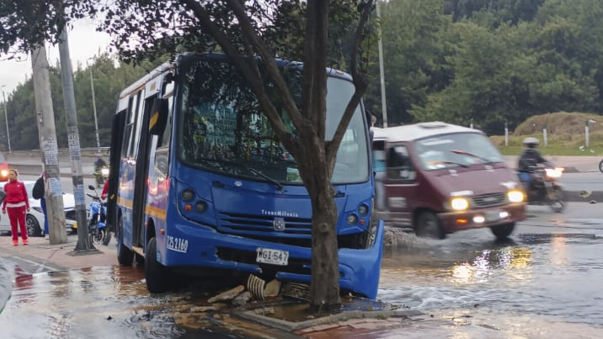Accidente de Sitp complica la movilidad en la Avenida Villavicencio Un accidente entre un carro particular y un Sitp bloqueó la movilidad en la avenida Villavicencio con Carrera 74 sentido, a la altura de la localidad de Kennedy.
