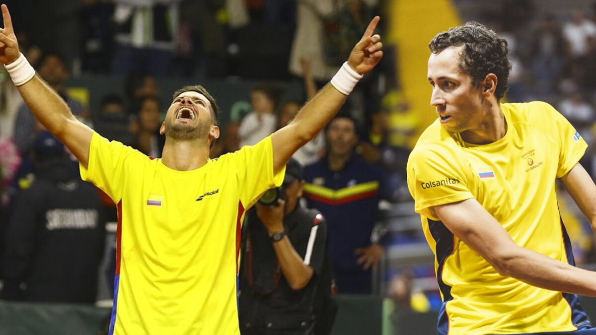 Con victoria y derrota: así fue el arranque de Colombia en la Copa Davis 2023 Daniel Galán sacó la cara por Colombia con la primera victoria en Copa Davis.