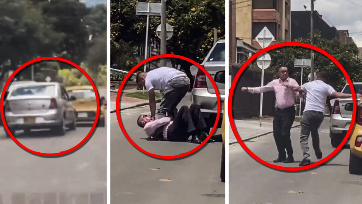 EN VIDEO: Conductores se enfrentaron a correazos en plena vía 10 EN VIDEO: Conductores se enfrentaron a correazos en plena vía En video quedó registrado el momento en el que el que dos conductores se agarraron a correazos en plena vía pública.