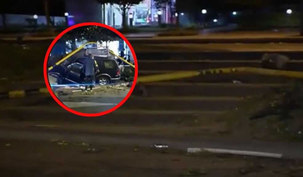 Conductor en aparente estado de embriaguez causó tremendo accidente Conductor en aparente estado de embriaguez chocó contra un semáforo y un árbol en Usaquén.