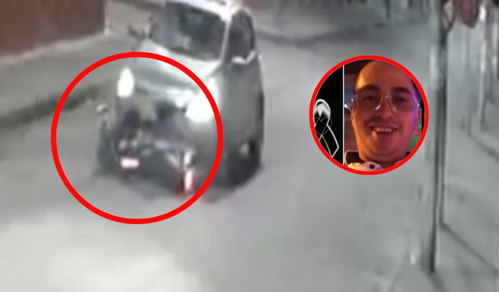 Motociclista falleció tras ser arrollado por una camioneta En video quedó registrado el momento en el que una camioneta arrolla a un motociclista y lo arrastra por varias cuadras.