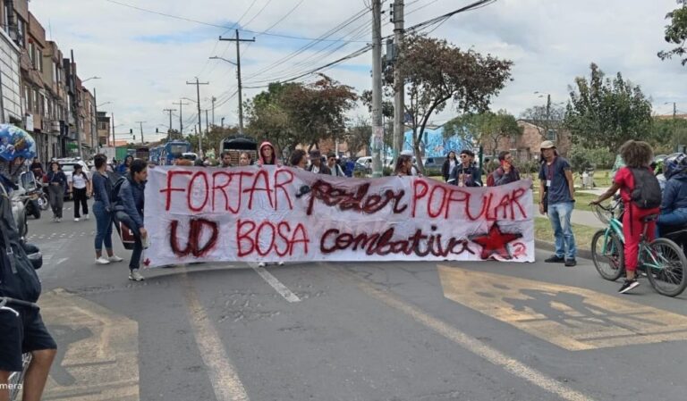 Caos en la movilidad por protesta de estudiantes de la U. Distrital