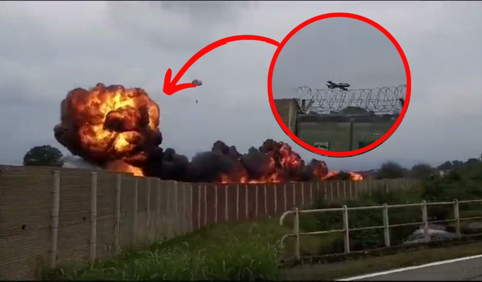 EN VIDEO: Avión de la Fuerza Aérea de Italia sufrió impactante accidente