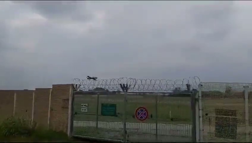 EN VIDEO: Avión de la Fuerza Aérea de Italia sufrió impactante accidente