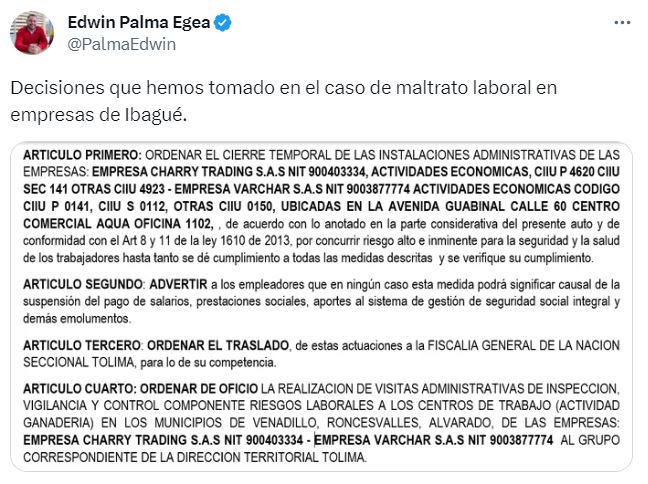 Cerraron empresa donde jefes humillaron y maltrataron a sus empleados