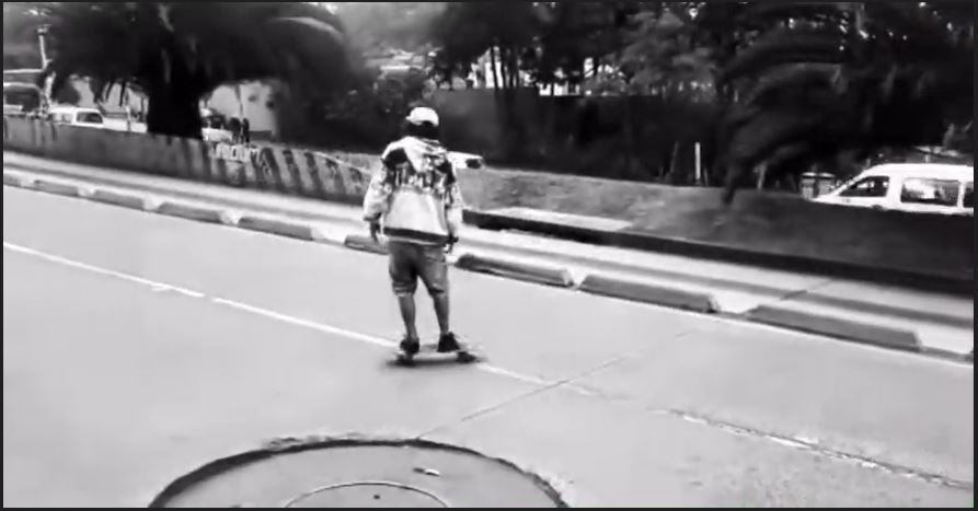 Imprudente en patineta provocó accidente en Suba