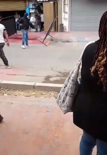 A ESTA HORA: protestan los comerciantes de San Victorino 1 A ESTA HORA: protestan los comerciantes de San Victorino