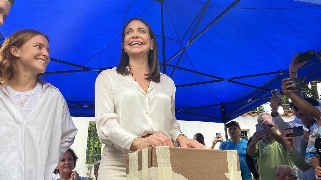 María Corina Machado, la liberal elegida para enfrentar a Maduro en 2024, en Venezuela 1 María Corina