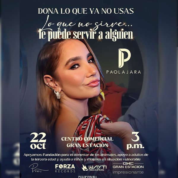 Esta es la nueva donatón que hará Paola Jara 1 Paola Jara
