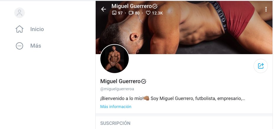 Miguel Guerrero, el futbolista que "colgó los guayos" y abrió un OnlyFans 1 Miguel Guerrero, el futbolista que "colgó los guayos" y abrió un OnlyFans Miguel Guerrero Albarán es un exfutbolista español de 29 años que decidió retirarse de las canchas para dedicarse a la creación de contenido para adultos en la plataforma OnlyFans.