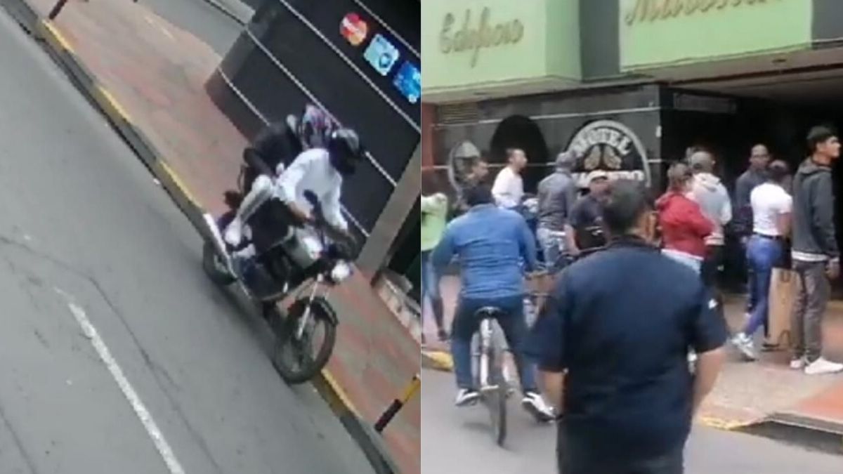 Sicario atacó a bala al administrador de una carnicería en Bosa Este es el momento en el que un sicario entra a una carnicería y le dispara en varias oportunidades al administrador del local.