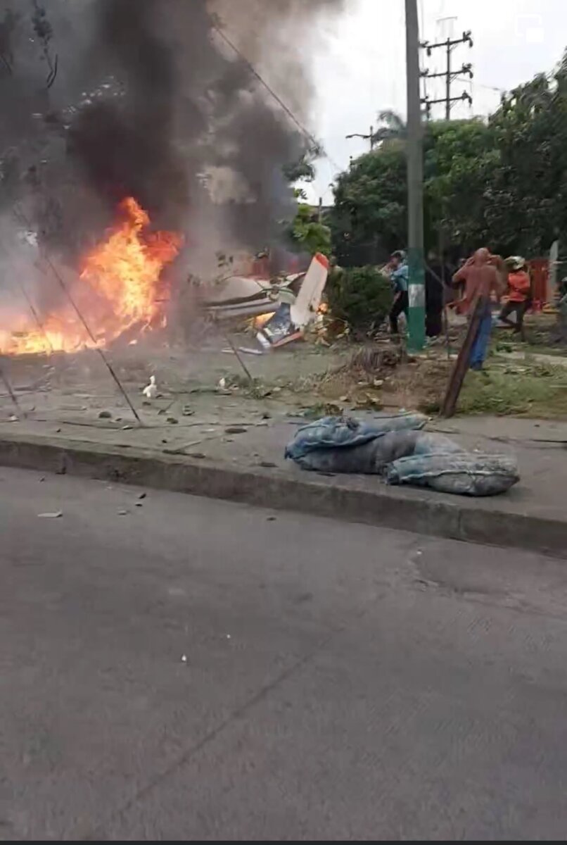 Avioneta sufrió grave accidente y dejó varias personas heridas