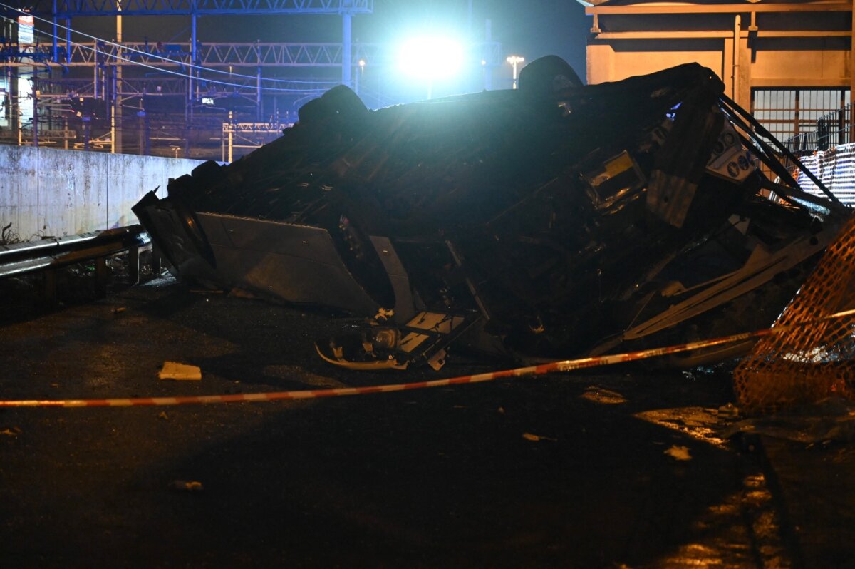 Grave accidente de bus dejó 21 personas muertas en Venecia