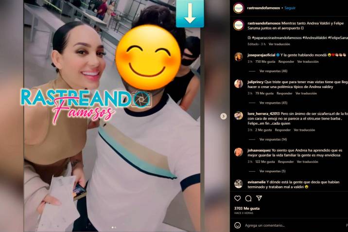 Pillan a Valdiri y Saruma juntos en aeropuerto