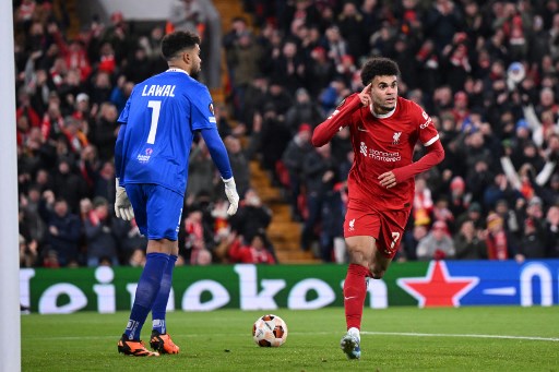 El atacante Luis Díaz sigue imparable. Ya suma 16 goles y 9 asistencias con los 'Reds'.