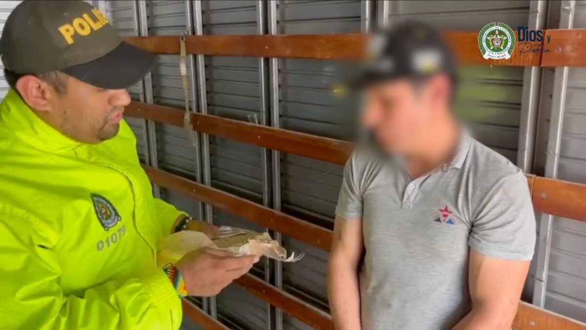 Hallan más de una tonelada de marihuana encaletada en un furgón Las autoridades encontraron tonelada y media de marihuana en un camión que se movilizaba por las vías del municipio de Santa María, en Boyacá.