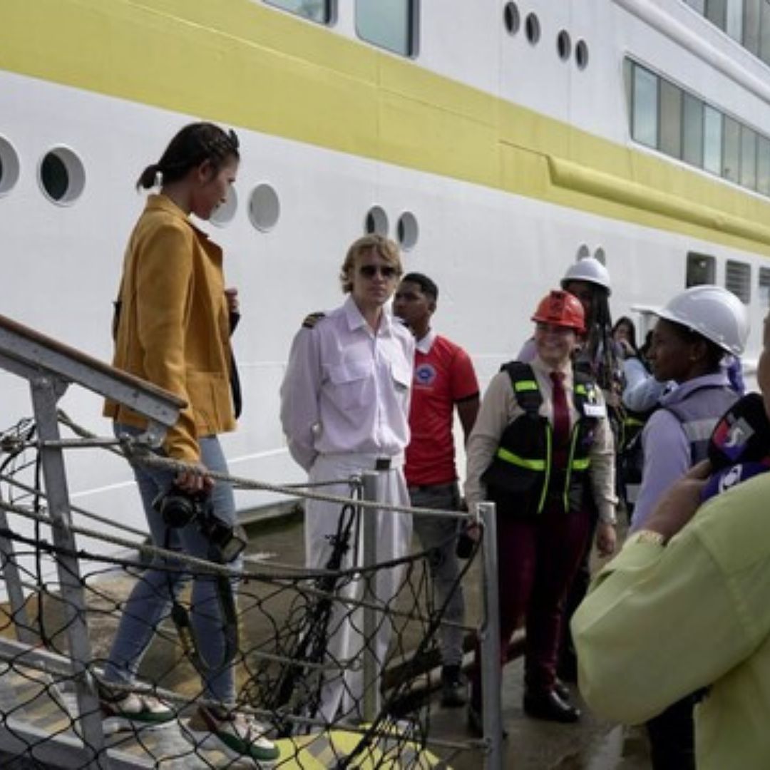 ¡Histórico! Así fue la llegada del primer crucero de turismo internacional a Buenaventura 1 ¡Histórico! Así fue la llegada del primer crucero de turismo internacional a Buenaventura 400 turistas arribaron al puerto de Buenaventura, desde Puerto Colón, Panamá, en la embarcación MS Hamburg.