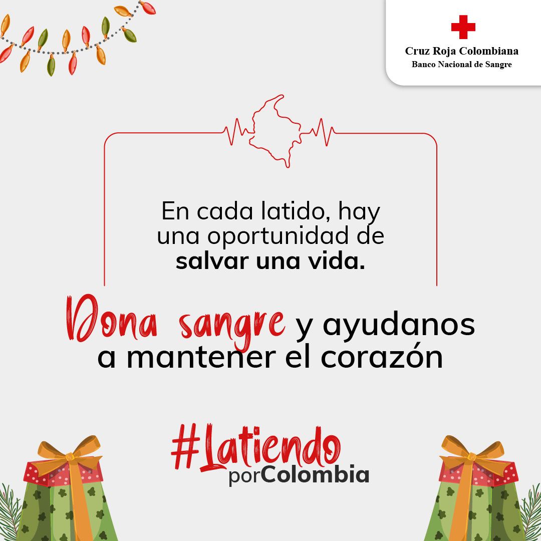 "Latiendo por Colombia": no se pierda la jornada de donación de sangre con concierto incluido 1 "Latiendo por Colombia": no se pierda la jornada de donación de sangre con concierto incluido Gracias a la Cruz Roja, además de donar sangre, este 20 de diciembre podrá asistir a una novena con concierto a bordo en el centro comercial Plaza de las Américas. Le contamos todos los detalles.