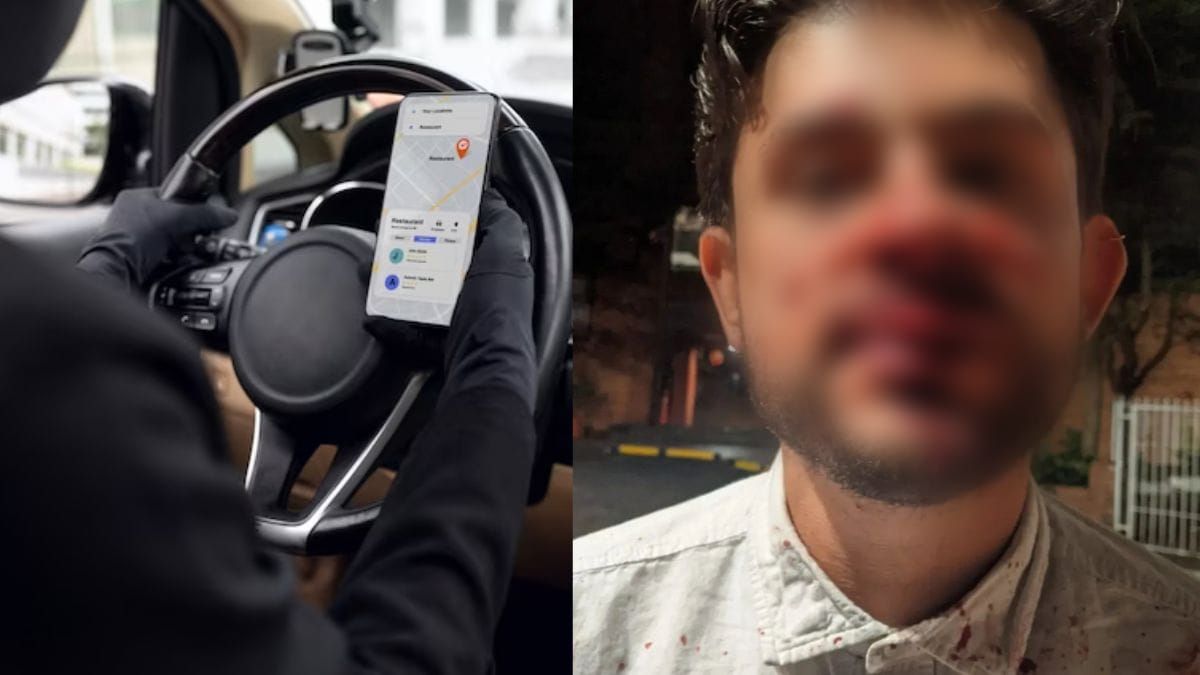 Hombre denuncia que conductor de plataforma lo golpeó por comer empanada en su carro Ignacio Mayorga denunció por medio de sus redes sociales, que en la noche del pasado 14 de diciembre un conductor de una plataforma de transporte lo golpeó brutalmente por comerse una empanada en su carro.