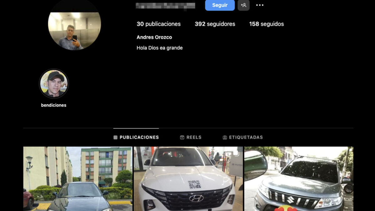 Revelan perturbador detalle en redes del presunto asesino de Michel Dayana 2 Revelan perturbador detalle en redes del presunto asesino de Michel Dayana #AsíPasó El hombre mostraba gustos por los carros y decía creer en Dios.