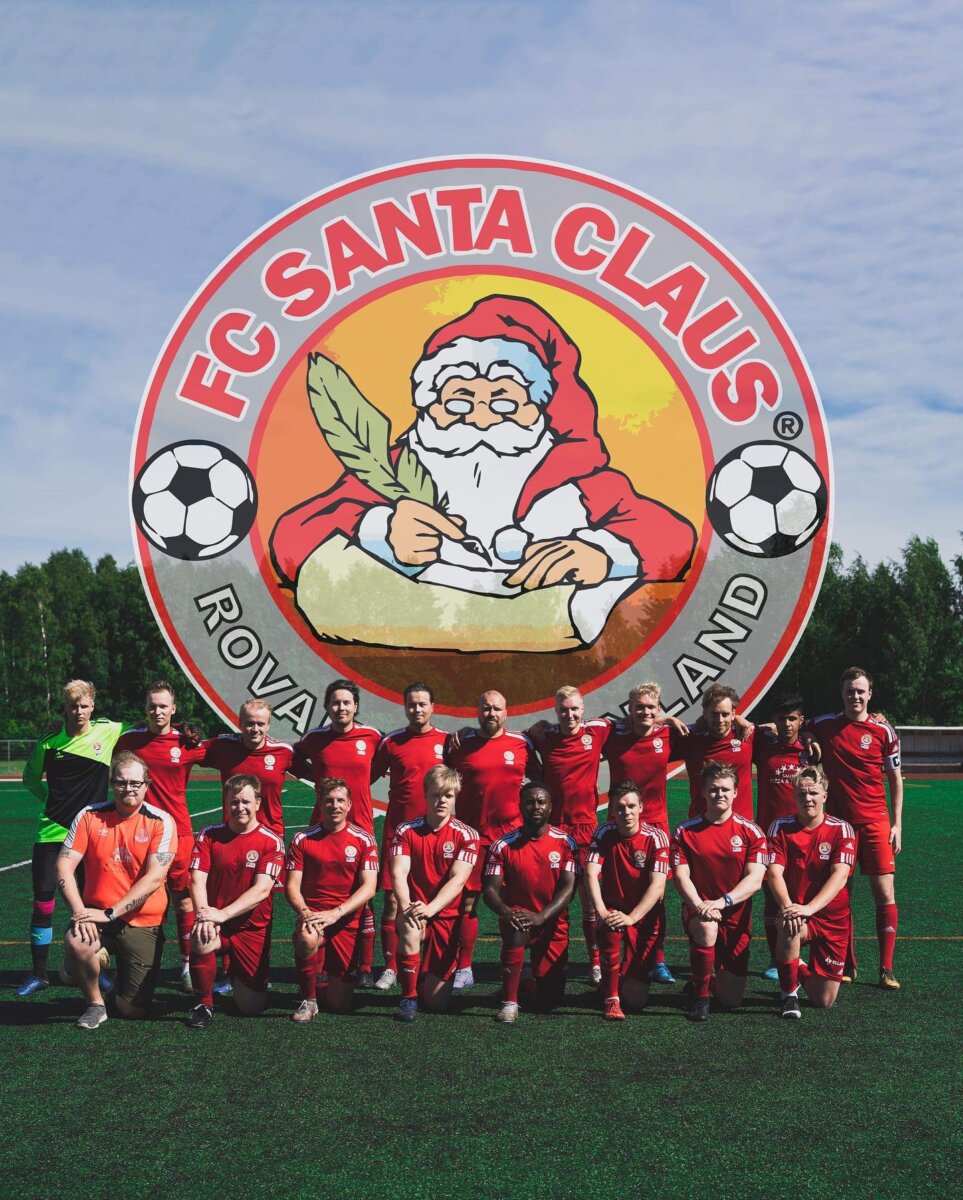 Santa Claus FC: goles y navidad todo el año 1 Santa Claus FC: goles y navidad todo el año Además de regalos, Papá Noel mete goles, por lo menos es así en la sexta división de Noruega, donde milita el Santa Claus FC, un equipo que todo el año conserva el espíritu navideño.