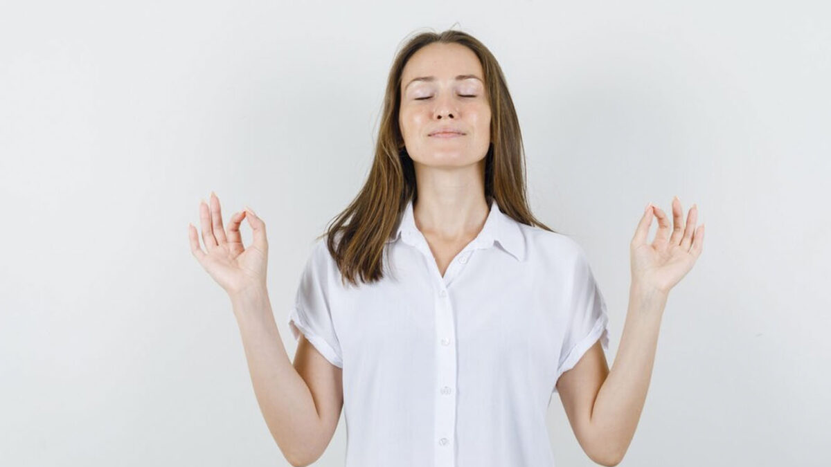 ¡Una gota de calma, por favor! Tómate un tiempo para reflexionar y mantener la calma.