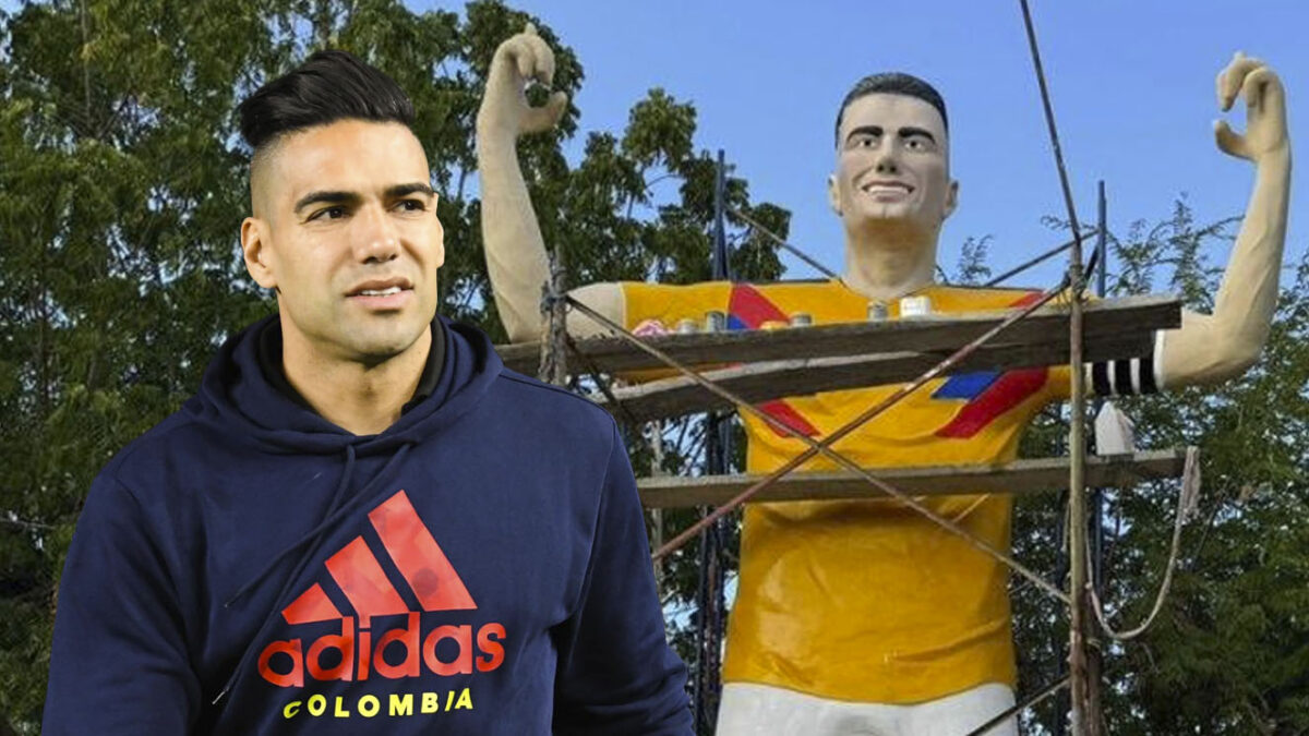 Así va la polémica estatua de Falcao en Santa Marta A pesar del esfuerzo que ha hecho el autor durante los últimos 6 años para recrear la imagen exacta del Radamel Falcao, la estatua ha recibido cientos de críticas por su apariencia.