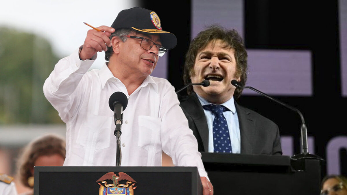 Cancillería llama a consultas a embajador de Colombia en Argentina tras declaraciones de Milei contra Petro 7 Cancillería llama a consultas a embajador de Colombia en Argentina tras declaraciones de Milei contra Petro El Ministro de Relaciones Exteriores manifestó su rechazo por las “irrespetuosas e irresponsables declaraciones” de Javier Milei en su calidad de Presidente de Argentina en contra de Gustavo Petro.