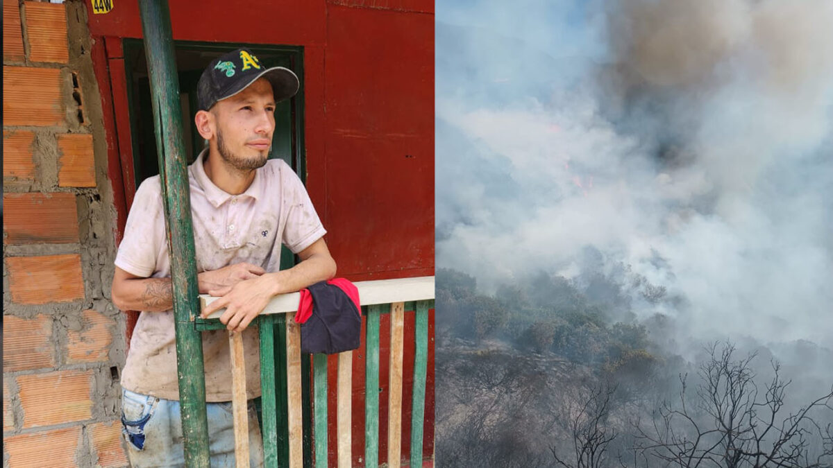 Incendio en Usme: salvaron sus viviendas con baldados de agua, ramas y machete 4 Incendio en Usme: salvaron sus viviendas con baldados de agua, ramas y machete Los habitantes de varios barrios de la localidad de Usme, tuvieron que unirse para extinguir las llamas que amenazaban con llegar a las viviendas que colindan con el Parque Entre Nubes.