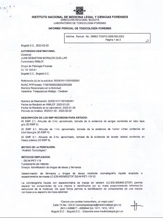 Estas son las fotos y documentos que John Poulos tiene para defenderse Hoy 22 de enero se cumple un año del brutal feminicidio de Valentina Trespalacios. Precisamente en esta fecha, salieron a la luz las supuestas pruebas que John Poulos, el señalado feminicida de la DJ, pretende usar para demostrar su inocencia.