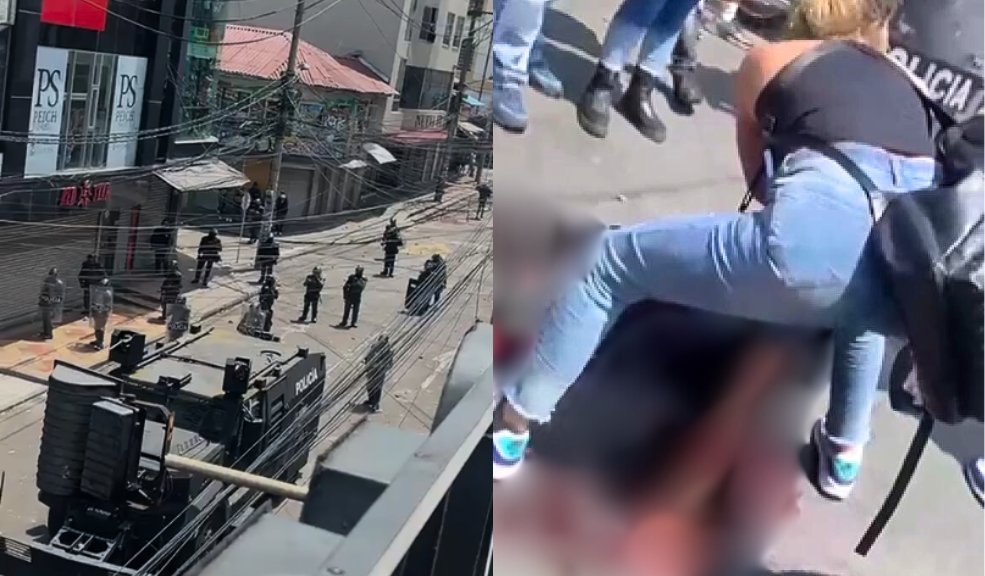 Disturbios en San Andresito dejan un herido La mañana de este lunes se registraron enfrentamientos entre comerciantes de San Andresito San José y el Esmad, dejando a una persona gravemente herida.