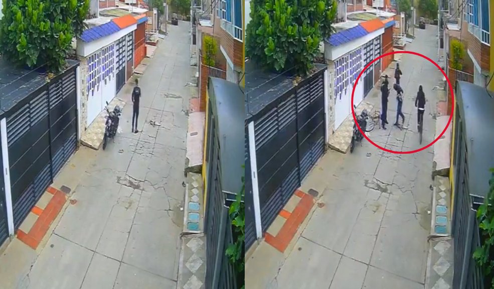 EN VIDEO: Indignante atraco en Madelena En un video quedó registrado el violento atraco que se registró en el sector de Madelena, en Ciudad Bolívar, donde 4 ladrones abordaron a un muchacho y le robaron sus pertenencias.