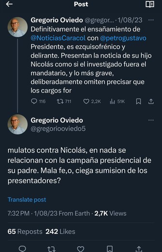 Denuncian perfilamientos a líderes de la oposición y periodistas 2 Denuncian perfilamientos a líderes de la oposición y periodistas Una posible situación de perfilamiento, en particular en redes sociales, de parte del exjuez y exfiscal, Gregorio Oviedo, quien es el esposo de quien podría llegar a fiscal general de la Nación, Amalia Pérez, denunció este viernes el senador opositor, Carlos Fernando Motoa.