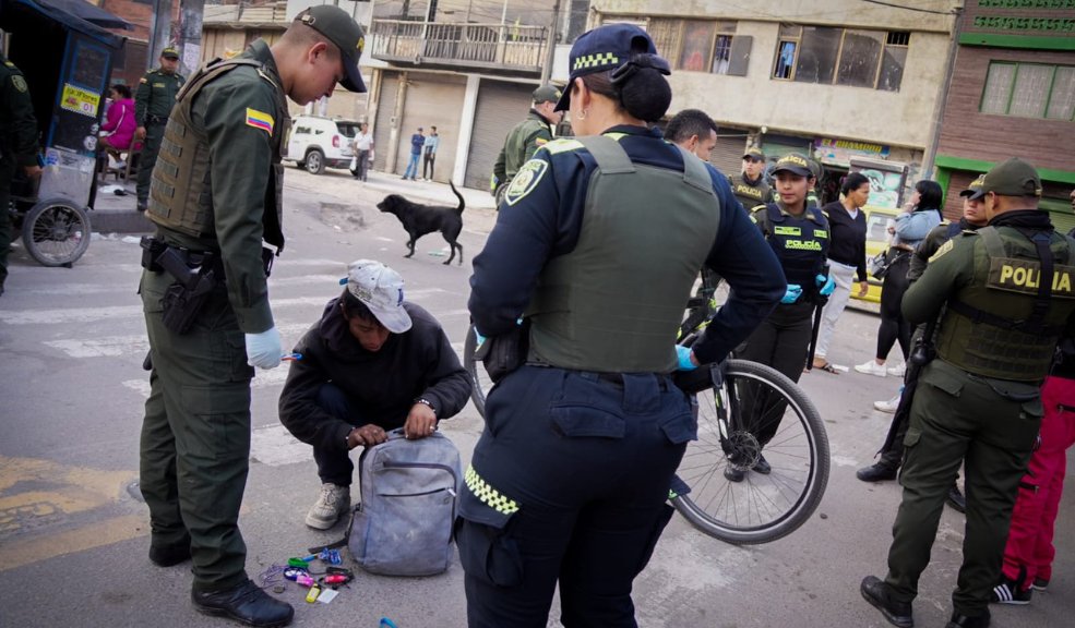 Gran operativo contra la delincuencia en Kennedy El operativo se realizó en los sectores de María Paz y Bellavista, en Kennedy.