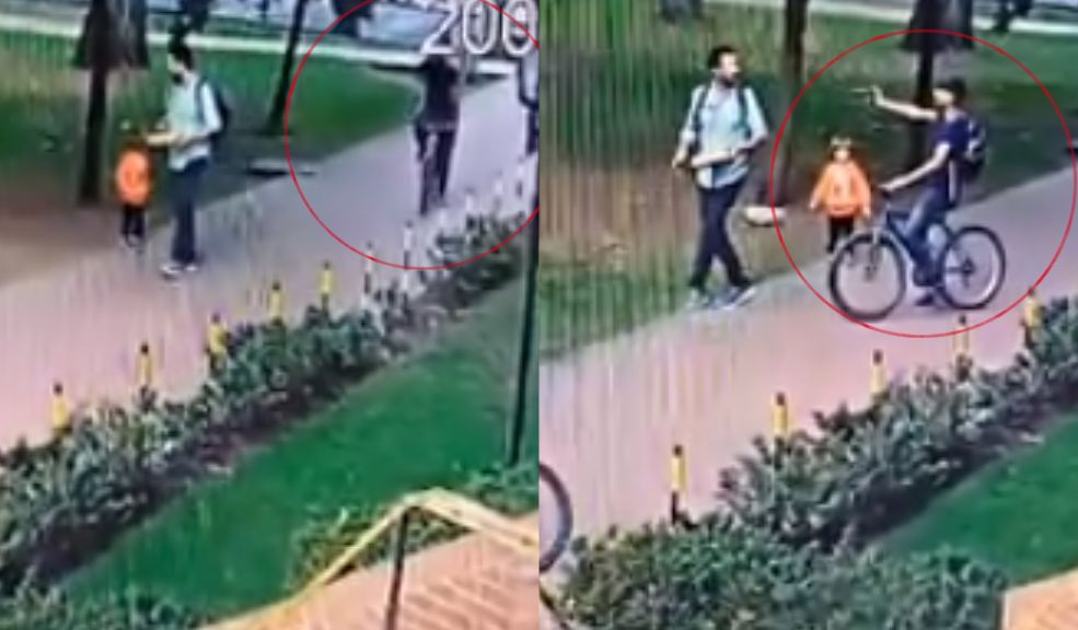 EN VIDEO: Infame intento de robo a un padre y su pequeño hijo en el norte de Bogotá Los delincuentes no dan tregua, pues en las últimas horas se presentó un violento robo en el norte de Bogotá. Esta vez la víctima fue un padre que iba con su pequeño de 3 años.