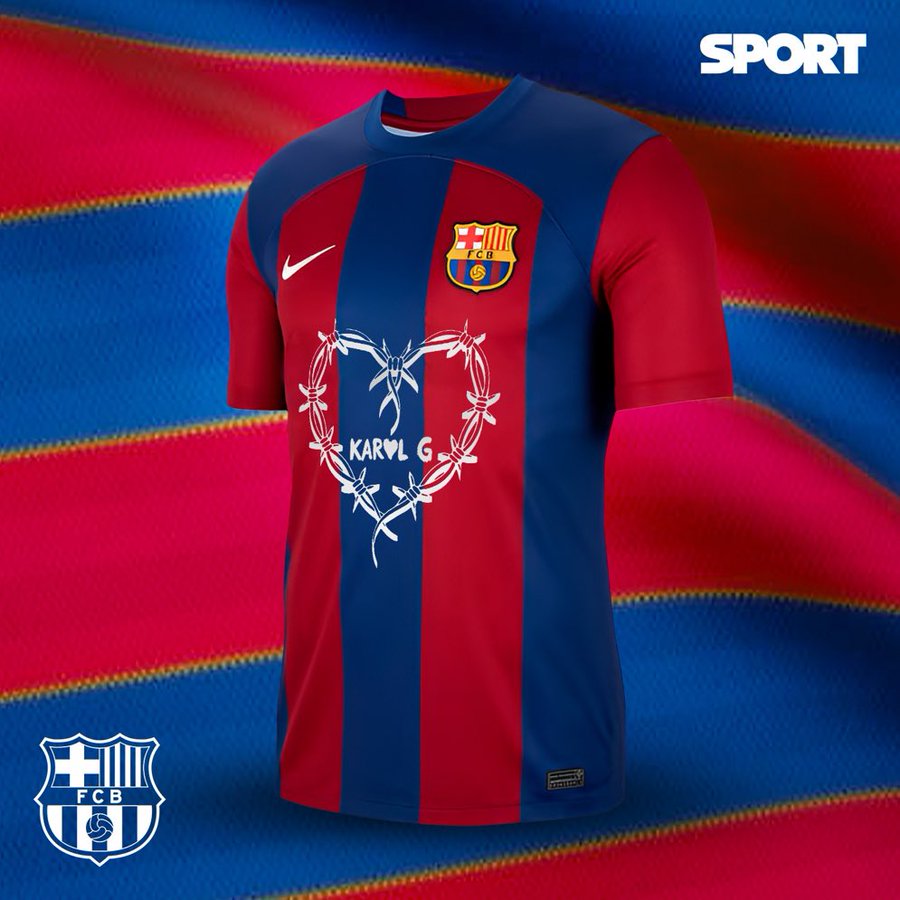 Karol G estará en la camisa que usará el Barcelona para el clásico contra Real Madrid 1 Karol G estará en la camisa que usará el Barcelona para el clásico contra Real Madrid Este lunes se conoció que la 'Bichota' será la imagen principal de la camiseta del Barcelona en su próximo duelo contra el Real Madrid, que se realizará el próximo 21 de abril.